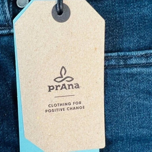 prAna Sienna Jean Deep Blue Stretch Denim Size 2/26 Regular MSRP $109 NEW - Picture 8 of 10